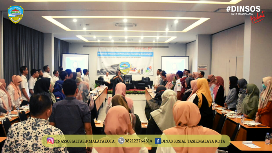 Dinas Sosial Kota Tasikmalaya Turut Berpartisipasi Dalam Kegiatan Pelatihan Pelayanan Prima dan Handling Complaint