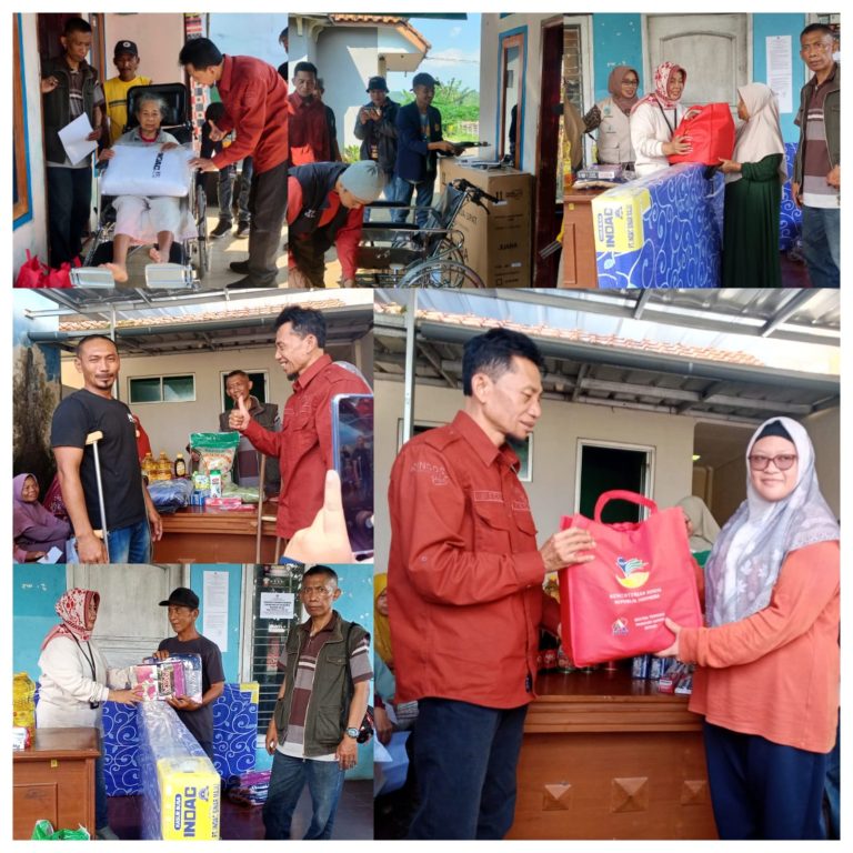 PENYALURAN BANTUAN ATENSI DARI KEMENSOS RI TAHAP 2 BERSAMA DINAS SOSIAL KOTA TASIKMALAYA