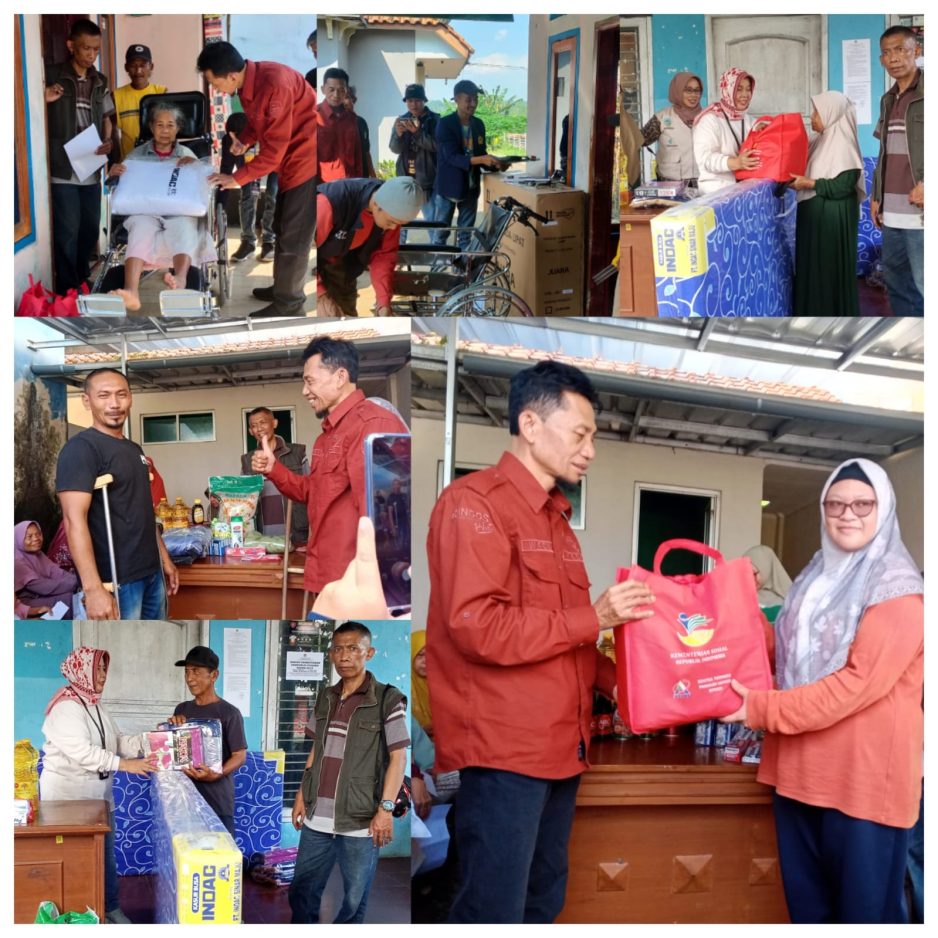 PENYALURAN BANTUAN ATENSI DARI KEMENSOS RI TAHAP 2 BERSAMA DINAS SOSIAL KOTA TASIKMALAYA