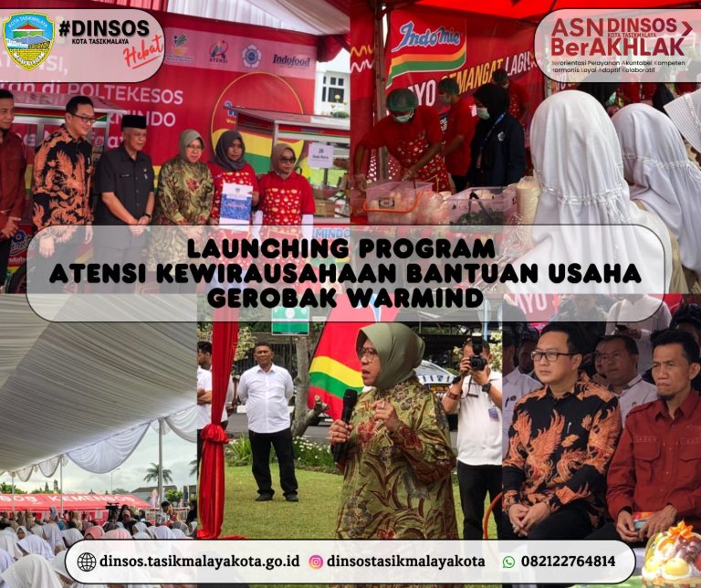 LAUNCHING PROGRAM ATENSI KEWIRAUSAHAAN BANTUAN USAHA GEROBAK WARMINDO